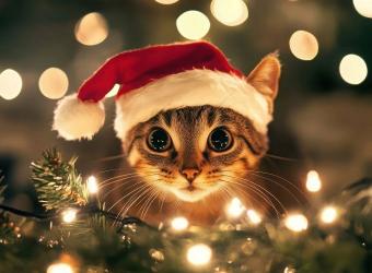 Holiday Visitors and Cats